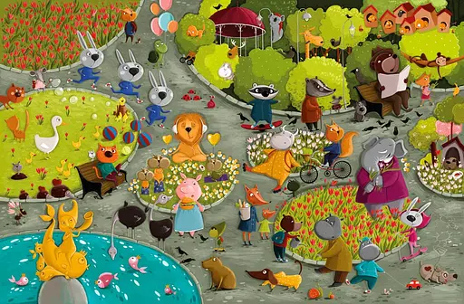 Книга Мій перший віммельбух. Пори року. Міні. Автор - Олена Бугренкова (ARTBOOKS) - фото 3