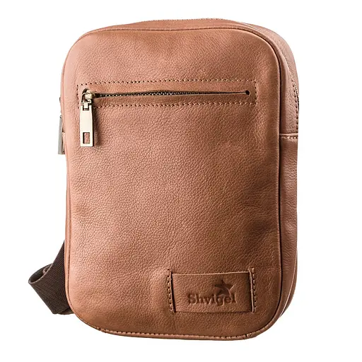 Сумка кожаная мужская SHVIGEL 19,5х14,5х4 см sum0012785 - фото 1