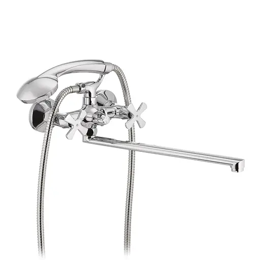 Смеситель для ванны Mixxus Premium Fobos 140 MI0615 Хром - фото 1
