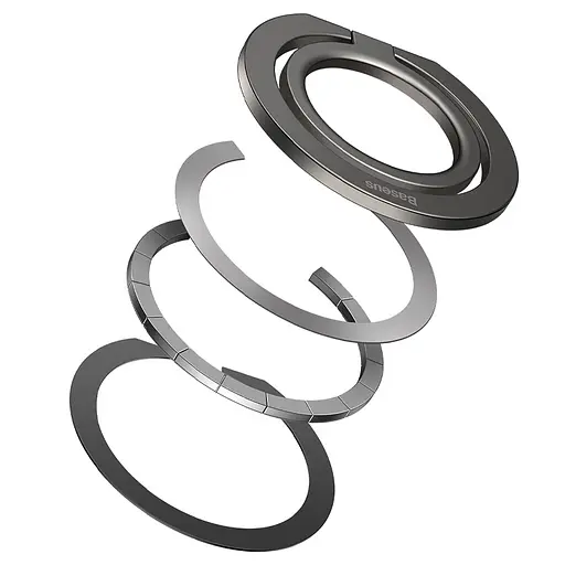 Тримач для телефону Baseus Halo Series Foldable Metal Ring (Single ring) (SUCH00001) Grey - фото 5