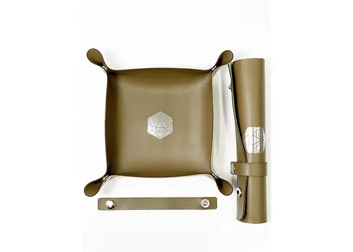 Настольная игра Планета Ігор Лоток для кубиков D20 (коричневый) (Dice tray D20 brown) (pi-dt008) - фото 4