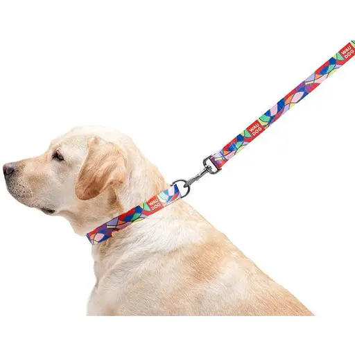 Повідець для собак Waudog Nylon нейлоновий, малюнок "Вітраж" - фото 5
