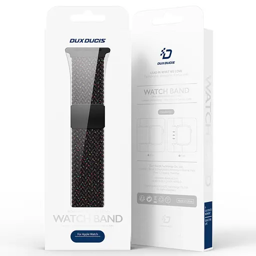 Ремешок Dux Ducis Nylon Woven для Apple Watch 38/40/41/42mm(ser.10) Black Unity - фото 6