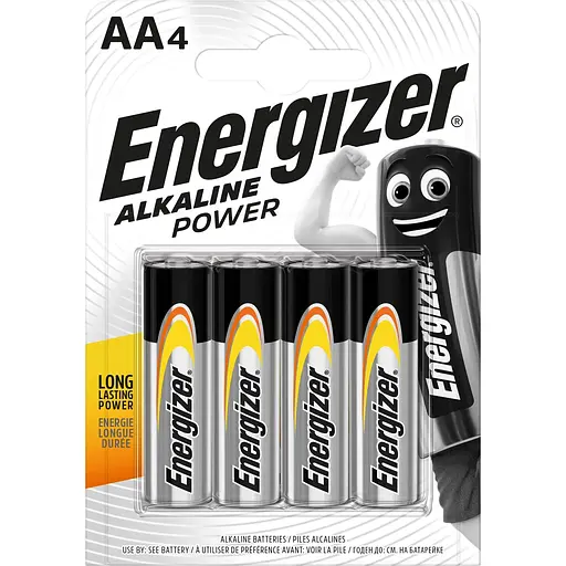 Батарейки Energizer AA Alk Power Brille 7638900246599 уп. 4 шт. 