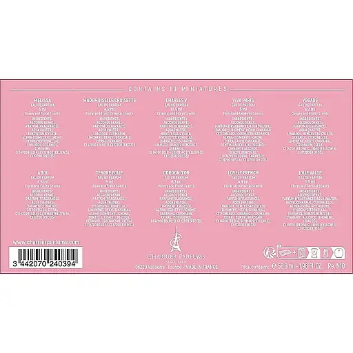Набор парфюмированной воды Charrier Parfums Collection Precieuse 58.8 мл - фото 5