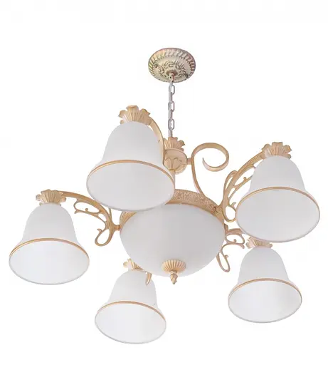 Люстра подвесная Brille классическая E27 60W G (BKL-035S/8)