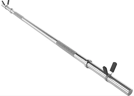 Гриф для штанги Toorx 150 см 25 мм с пружинными замками (BCF-150) - фото 1