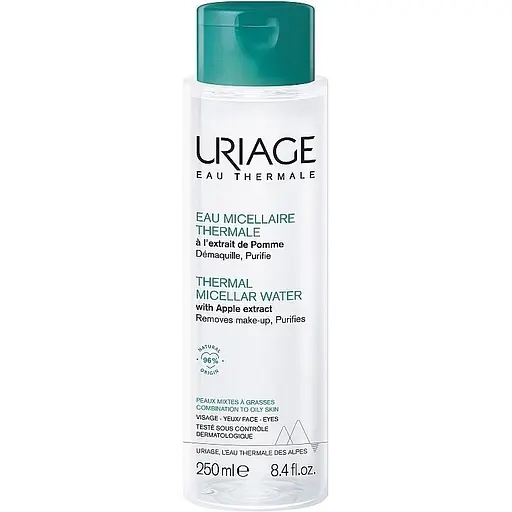 Мицеллярная термальная вода Uriage Очищение и гигиена для комбинированной и жирной кожи 250 мл - фото 1
