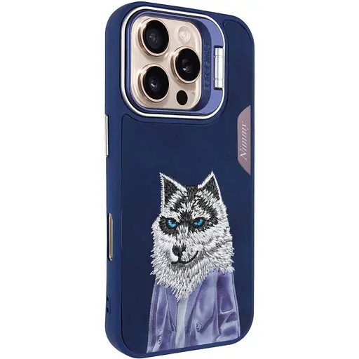 Чохол Epik TPU+PC Friends для Apple iPhone 16 Pro 6.3 Blue Wolf