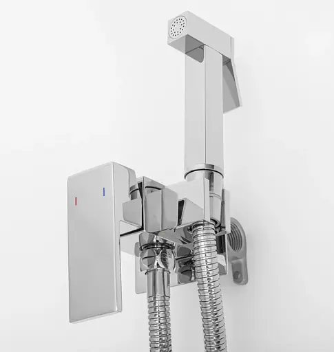 Набір гігієнічного душу прихованого монтажу Rea Fenix ​​хром REA-B5126, Хром - фото 2