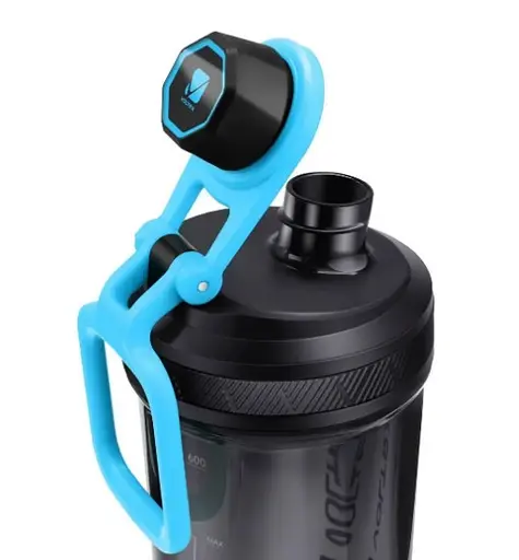 Шейкер спортивный электрический VOLTRX Gallium 600 мл Tritan Blue (Gallium_Blue) - фото 3