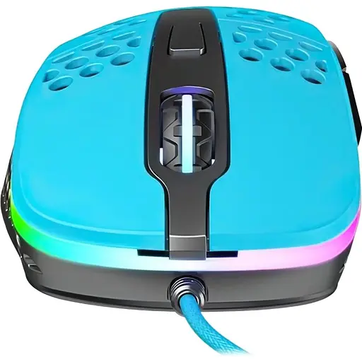 Мышь Xtrfy M4 USB Miami Blue (XG-M4-RGB-BLUE) [150999] - фото 6