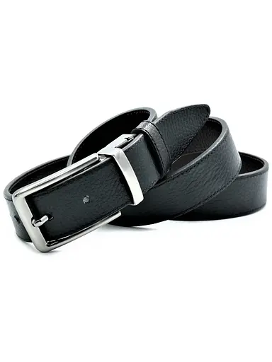 Ремінь шкіряний Le-Mon двосторонній чоловічий 115-125х3,5 см acs0023784 - фото 6