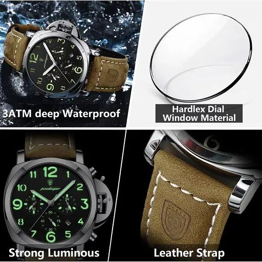 Мужские наручные часы Poedagar Luminious - фото 8