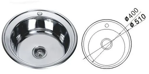 Кухонная мойка Mira MR 510 Decor - фото 3