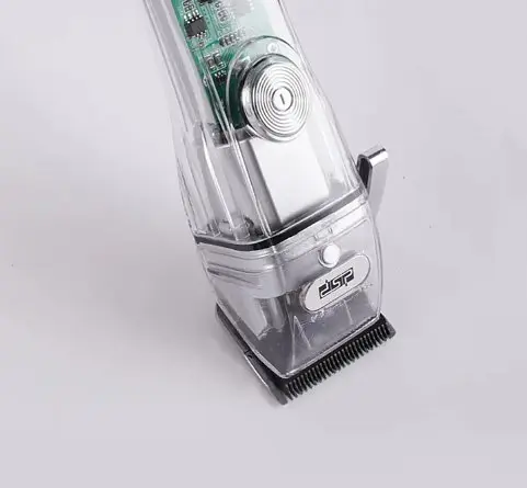 Машинка для стрижки волосся DSP 90493 з насадками різної довжини бездротова машинка для стрижки з акумулятором 5 Вт Прозора - фото 5