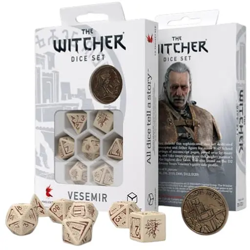 Набір кубиків The Witcher Dice Set. Vesemir - The Old Wolf , 7 шт. (SWVE01) - фото 1
