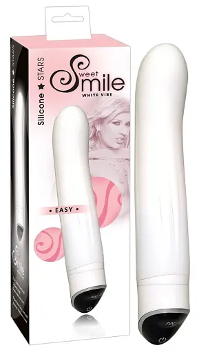 Вибратор Sweet Smile Easy 22 см белый - фото 4