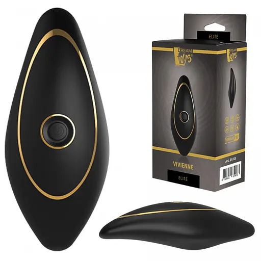 Вібратор у трусики Dreamtoys Elite Vivienne 10.5 см чорний - фото 6