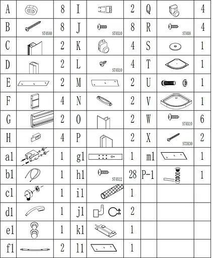 Душовий бокс BRAVO BARYCZ L90GBS (L90B) - фото 7