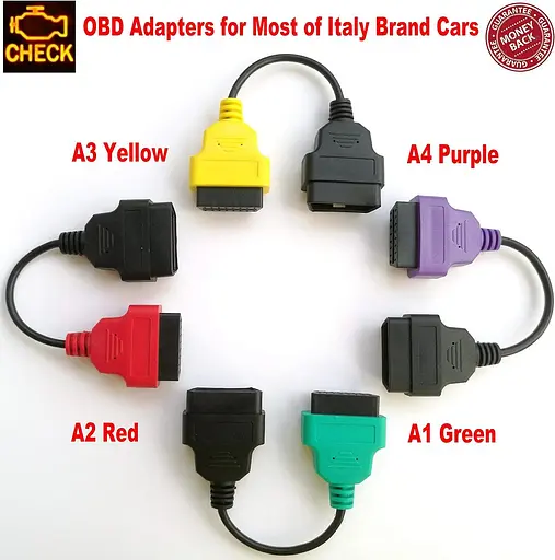 Адаптерний кабель OTKEFDI OBD II, OBD A1, A2, A3, A4 [Енергетичний клас A+++] - фото 4