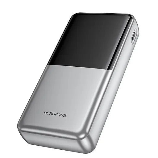 Портативний ЗП Power Bank BOROFONE BJ75A Foinse 22.5W+PD20W with display 20000 mAh Silver - фото 3