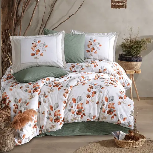 Постільна білизна Ruska V1 Mint Ранфорс Clasy pbe0052054 - фото 1