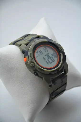 Детские наручные часы Skmei 1574 Зеленый камуфляж - фото 7