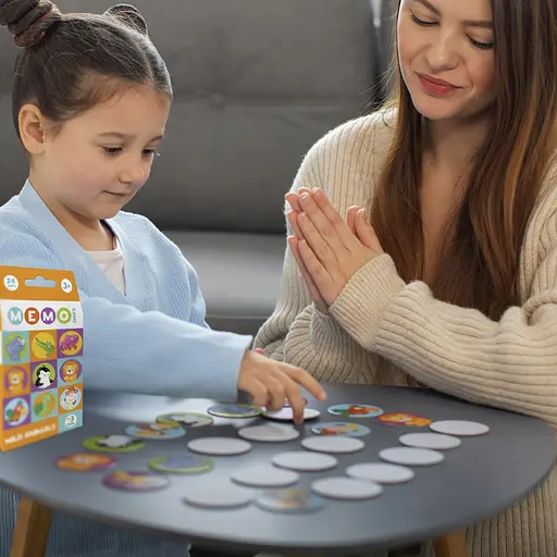 Настільна карткова гра для дітей DoDo Дикі тварини 301238 12 фішок - фото 4