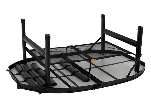 Стол Bo-Camp Woodbine Oval 100x70 cm Black/Wood look (1404185) - фото 4