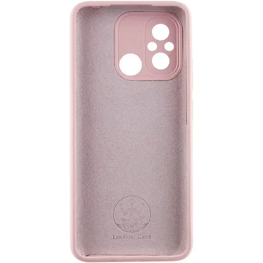 Чехол Lakshmi Silicone Cover Full Camera AA с логотипом для Xiaomi Redmi 12C/Poco C55 Розовый/Pink Sand - фото 2