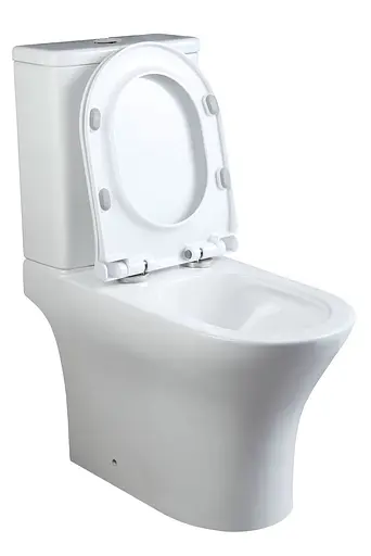 Унитаз-компакт Mixxus Wave-0402-T3 650x350x830 мм система смыва Tornado 3.0 MI7037, Белый - фото 5