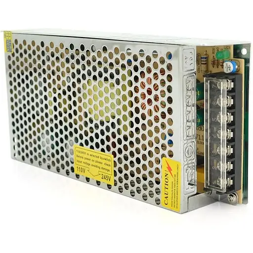 Импульсный блок питания Brazzers BRPS120-12 12В 10А (120Вт) перфорированный - фото 1