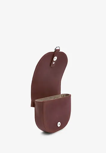 Жіноча шкіряна сумка Ruby S бордова вінтажна - фото 4