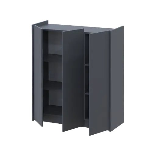 Тумба для обуви Doros Кассель Графит 3 ДСП 97х40х110 (41516211) - фото 2