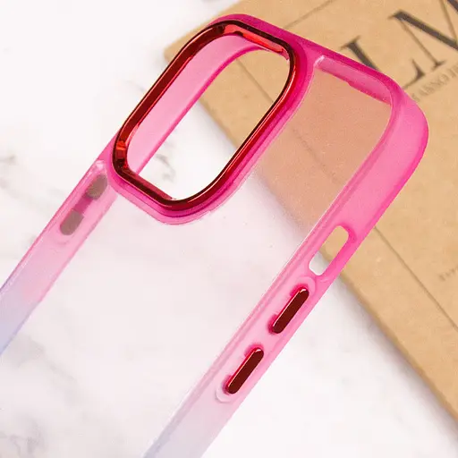 Чохол Epik TPU+PC Fresh sip series для Apple iPhone 13 Pro Max 6.7 Синій/Рожевий - фото 4