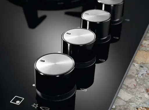 Варильна поверхня газова на склі Electrolux 60 см чугун чорний - фото 6