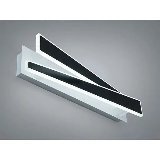 Настінне LED бра Romin Diasha чорне 22 Вт - фото 1