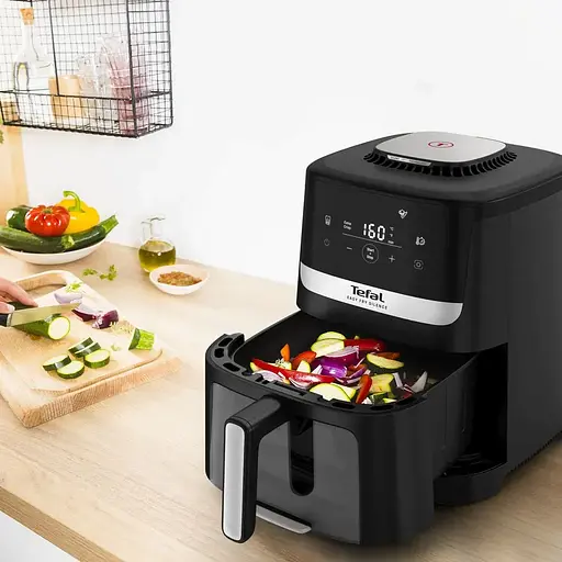 Мультипечь Tefal Easy Fry Silence Vision 1670Вт 5л 10 программ с окошком пластик черный - фото 4