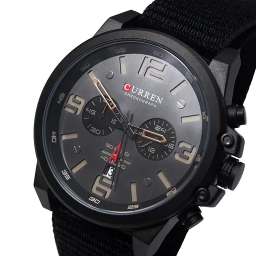 Curren Monreal Armor Black, 2 ремешка