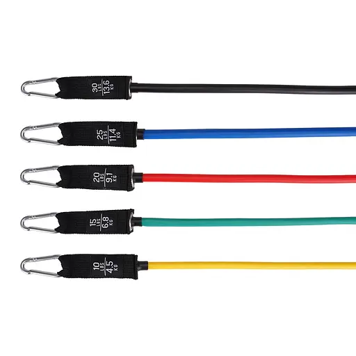 Набір трубчастих еспандерів Cornix 5 шт. 4.5-13.6 кг XR-0051 - фото 5