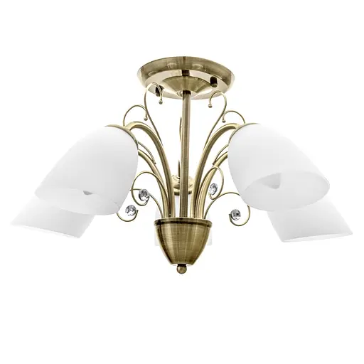 Люстра стельова Brille класична E27 60W BZ (LK-565C/5)