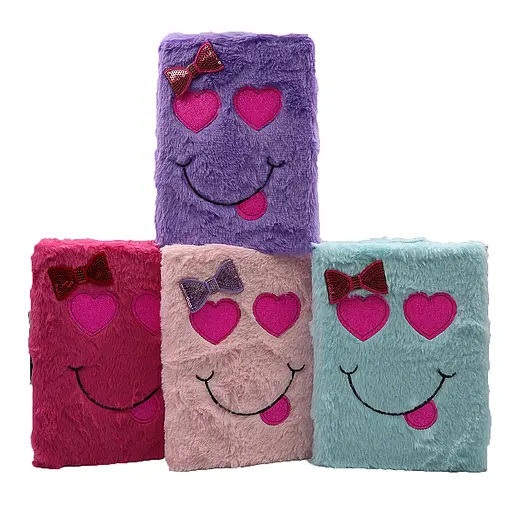 Блокнот пухнастий Love Smile, А5, 80 аркушів, клітинка, 80 г/м² (В асортименті) - фото 2