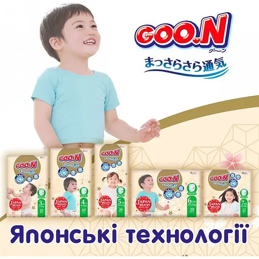Упаковка трусиков-подгузников Goo.N Premium Soft 5 XL (12-17 кг) 72 шт. (36 шт. х 2 шт.) - фото 9
