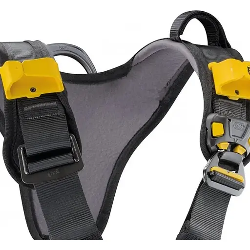 Страховочная система Petzl Astro Bod Fast Int 00 Black/Yellow (1052-C083BA03) - фото 4