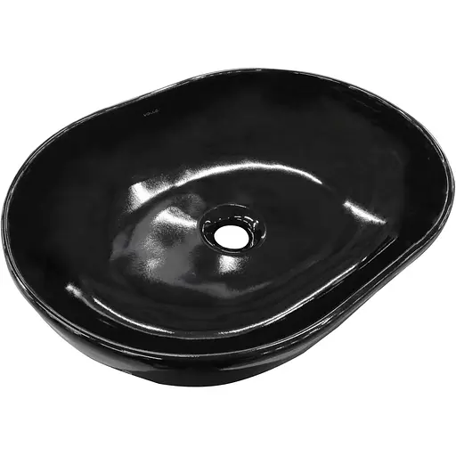 Умивальник Volle Amadeus 50x38 13-01-06Black, Чорний - фото 1