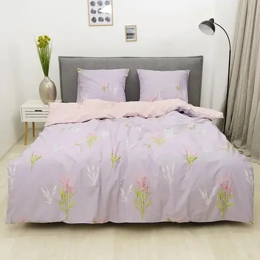 Комплект постільної білизни Viluta двоспальний ранфорс 21146 100% бавовна - фото 1