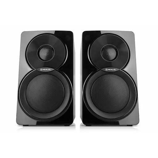 Колонки 2.0 Real-El S-405 Black, 2 x 4 Вт, BT, пластиковий корпус - фото 4