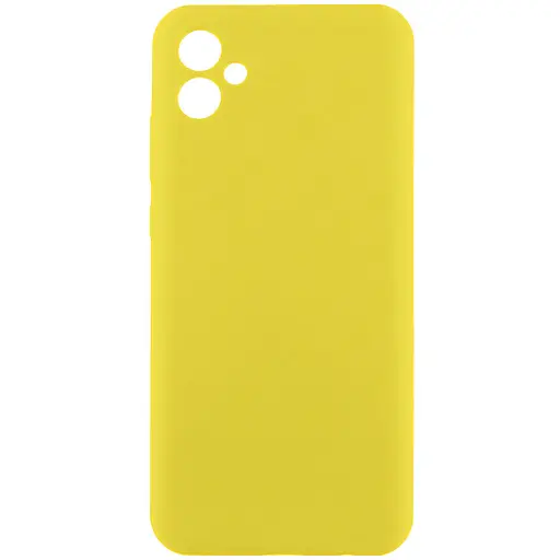 Чехол Lakshmi Silicone Cover Full Camera AA для Samsung Galaxy A06 Желтый/Flash