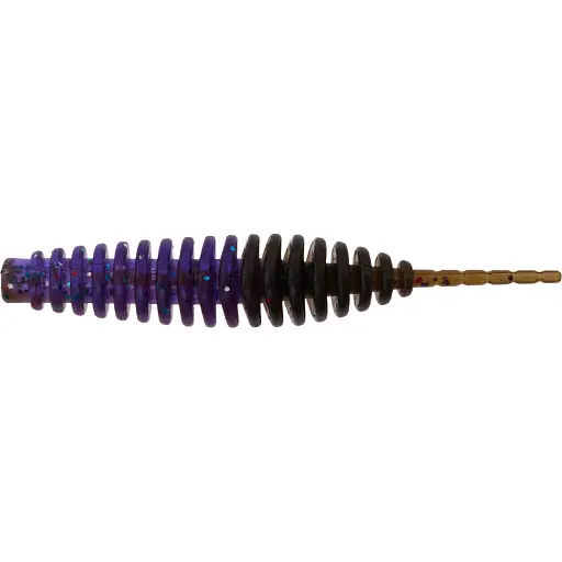 Силикон FishUP Tanta 2" #242 Dark Violet/Pumpkin Brown (9 шт/уп)